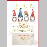 Weihnachten Billette Gutschein